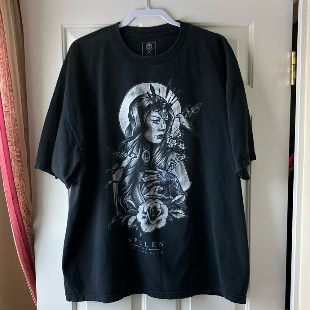 Sullen Art Collective Graphic Men’s Short Sleeve T-Shirt Black Size 3XL